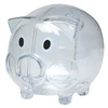 Plastic Pig-Shaped Coin Bank