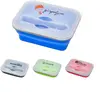 Eco-Silicone Expandable Lunch Box with Cutlery