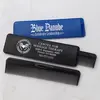 Pocket Comb with Custom Slide-In Vinyl Case (Blue & Black)