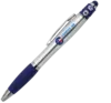 Police Spin Top Pen - Custom Branded Stylus Pen with Icon Design & Chrome Accents