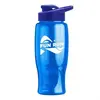 Custom Poly-Pure Logo Bottle - 27 oz. (Drink-Thru Lid)