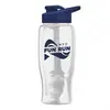 Custom Poly-Pure Logo Bottle - 27 oz. (Drink-Thru Lid)