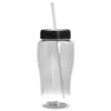 Personalized Transparent Bottle (18 oz) with Straw Lid