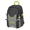 Polyester Backpack w/ 2 Mesh Pockets for Hiking, Running, Travelling, Carabiner Hook