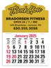 Press-N-Stick Standard Calendar