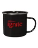 Prime Line 16.9oz Iron And Stainless Steel Log Cabin Mug