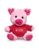 Prime Line 7" Plush Pig With T-Shirt