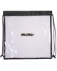 Prime Line All Access Clear Stadium Drawstring Bag