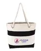 Prime Line Cotton Resort Tote Bag with Rope Handle