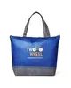 Prime Line Hexagon Pattern Non-Woven Cooler Tote Bag