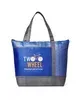 Prime Line Hexagon Pattern Non-Woven Cooler Tote Bag
