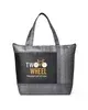 Prime Line Hexagon Pattern Non-Woven Cooler Tote Bag