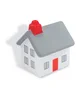 Prime Line House Shape Stress Stress Ball