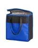 Prime Line Two-Tone Flat Top Insulated Non-Woven Shopping Tote Bag