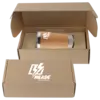 Promotional 17 Oz. Bamboo Stainless Steel Travel Tumbler Gift Set