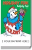 Promotional Happy Holiday Kids Activity Pad - FSC Certified Paper