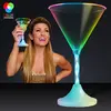 Promotional Martini Light-Up LED Spiral Stem Glass