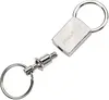 Satin Silver Pull-Apart Keyring for Branding