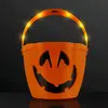 Pumpkin Light Handle Halloween Buckets