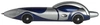 Race Car Ballpoint Clicker Pen