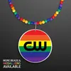 Rainbow Beads Necklace with Medallion (NON-Light Up)