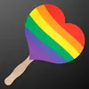 Rainbow Heart Pride Fan (NON-Light Up)