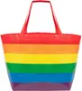 Rainbow Laminated Non-Woven Tote Bag