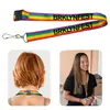 Custom Rainbow Breakaway Lanyard
