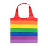 Rainbow Polyester Tote Bag