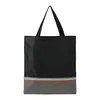 Personalized Rainbow RPET Convention Tote with Pouch