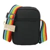 Custom Rainbow RPET Crossbody Tote Bag