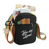 Custom Rainbow RPET Crossbody Tote Bag