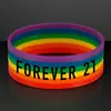 Rainbow Stretch Silicone Bracelets (NON-Light Up)