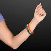 Rainbow Stretch Silicone Bracelets (NON-Light Up)