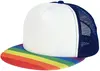 Custom Printed Rainbow Trucker Cap