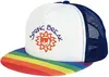 Custom Printed Rainbow Trucker Cap