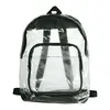 Custom Clear Rally Backpack with Zippered Compartments