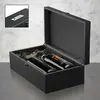 Personalized Ravencliff Wine Box with Copper Latches