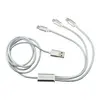 Custom Branded 3-in-1 Long Charging Cable - 47"