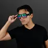 Rechargeable LED Rave Glasses, Sound Reactive Equalizer Lights