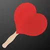 Red Heart Fans, Waving Hand Fan (NON-Light Up)