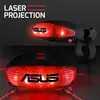 Red Laser Tail Light with Bike Lane Projection