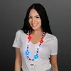 Red White & Blue Light Up Star Beads with Star Medallions