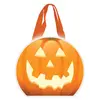 Reflective-Accented Pumpkin-Designed Tote