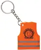 Reflective Safety Vest Keytag