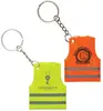 Reflective Safety Vest Keytag