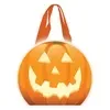 Reflective Shopper Reflective Halloween Pumpkin Non-Woven Tote Bag