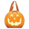 Reflective Shopper Reflective Halloween Pumpkin Non-Woven Tote Bag