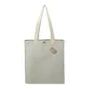 Custom Repose Recycled Cotton Box Tote w/Snap - 10oz