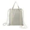 Personalized Recycled Cotton Drawstring Bag - 5oz.